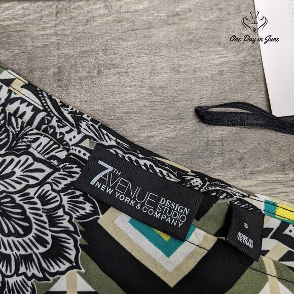 New York & Company One Shoulder Blouse Size S - Picture 2 of 5